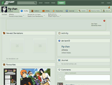 Tablet Screenshot of pg-chan.deviantart.com