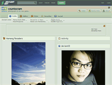 Tablet Screenshot of countocram.deviantart.com