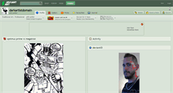 Desktop Screenshot of darkartistdomain.deviantart.com
