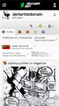 Mobile Screenshot of darkartistdomain.deviantart.com