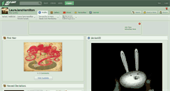 Desktop Screenshot of laurajanehamilton.deviantart.com