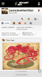 Mobile Screenshot of laurajanehamilton.deviantart.com