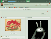 Tablet Screenshot of laurajanehamilton.deviantart.com