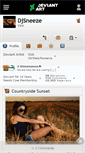 Mobile Screenshot of djsneeze.deviantart.com