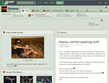 Tablet Screenshot of djsneeze.deviantart.com