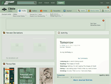 Tablet Screenshot of cibble.deviantart.com