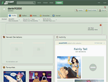 Tablet Screenshot of daniel92000.deviantart.com