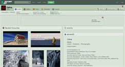 Desktop Screenshot of gaina.deviantart.com