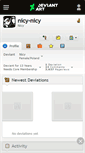 Mobile Screenshot of nicy-nicy.deviantart.com
