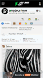 Mobile Screenshot of amadeus-love.deviantart.com