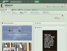 Tablet Screenshot of meemozad.deviantart.com