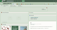 Desktop Screenshot of malphas-nightmare.deviantart.com