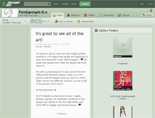 Tablet Screenshot of femdanmark-fc.deviantart.com