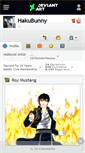 Mobile Screenshot of hakubunny.deviantart.com