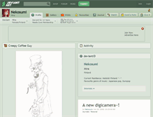 Tablet Screenshot of nekosumi.deviantart.com