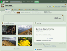 Tablet Screenshot of kuro-sexy.deviantart.com