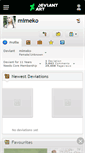 Mobile Screenshot of mimeko.deviantart.com