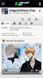 Mobile Screenshot of ichigoxorihime-club.deviantart.com