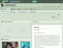 Tablet Screenshot of cheshireanarchy.deviantart.com
