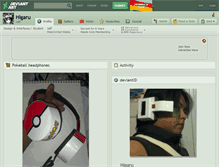 Tablet Screenshot of higaru.deviantart.com