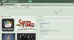 Desktop Screenshot of davidthedestroyer.deviantart.com
