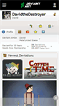 Mobile Screenshot of davidthedestroyer.deviantart.com