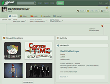 Tablet Screenshot of davidthedestroyer.deviantart.com