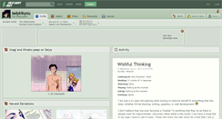 Desktop Screenshot of ladykikyou.deviantart.com