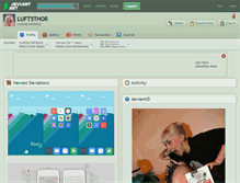 Tablet Screenshot of luft5thor.deviantart.com