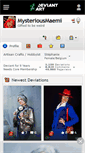 Mobile Screenshot of mysteriousmaemi.deviantart.com