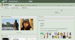 Desktop Screenshot of ko-haru.deviantart.com