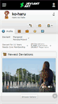 Mobile Screenshot of ko-haru.deviantart.com