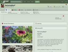 Tablet Screenshot of nocturnalmurf.deviantart.com