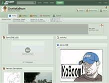 Tablet Screenshot of choritakaboom.deviantart.com