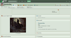 Desktop Screenshot of paranoia-blue.deviantart.com
