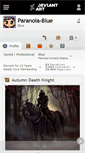 Mobile Screenshot of paranoia-blue.deviantart.com