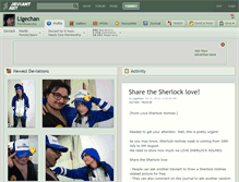 Tablet Screenshot of ligechan.deviantart.com