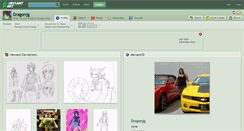 Desktop Screenshot of dragonjg.deviantart.com