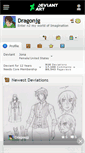 Mobile Screenshot of dragonjg.deviantart.com