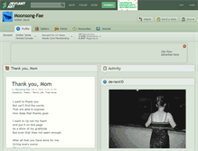 Tablet Screenshot of moonsong-fae.deviantart.com