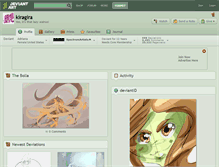 Tablet Screenshot of kiragira.deviantart.com