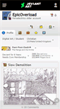 Mobile Screenshot of epicoverload.deviantart.com