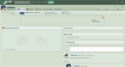 Desktop Screenshot of codapup.deviantart.com