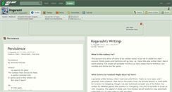 Desktop Screenshot of kogarashi.deviantart.com