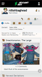 Mobile Screenshot of n8tehbaghead.deviantart.com