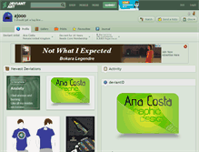 Tablet Screenshot of ajooo.deviantart.com