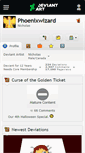 Mobile Screenshot of phoenixwizard.deviantart.com
