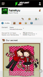Mobile Screenshot of hanekyu.deviantart.com