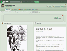 Tablet Screenshot of lucascaua2000.deviantart.com