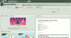 Desktop Screenshot of iloveanimeanddisney.deviantart.com